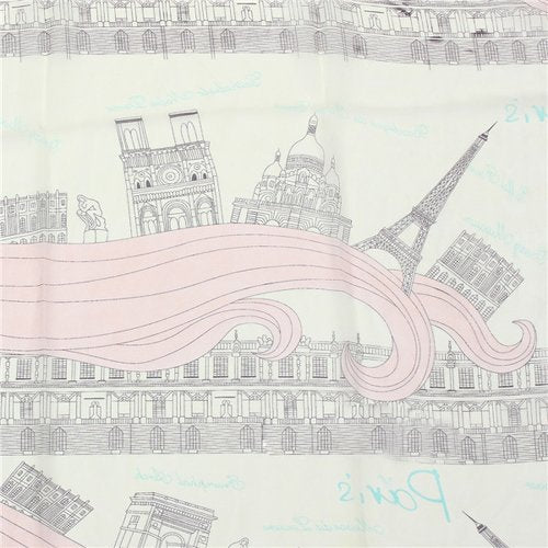 Polytree Women's Voile Eiffel Tower Scarf