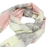 Polytree Women's Voile Eiffel Tower Scarf