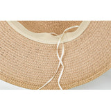 LDDENDP Sombrero de paja Sombrero para el sol Sombrero ancho plegable de tela Sombrero de paja hecho a mano Hipster Dama Sombrero de paja Pescador Sombrero de paja Cómodo y transpirable Salvaje Person