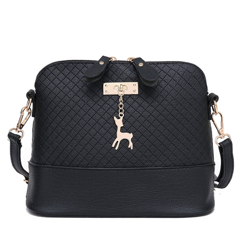 Bolso De Hombro De Mano Con Aplicación De Ciervo 6401.1