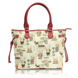 BOLSA DE MUJER AL HOMBRO Y CON ASAS HENNEY BEAR. Tiernos estampados de ositos. Para uso casual y ocasiones especiales.