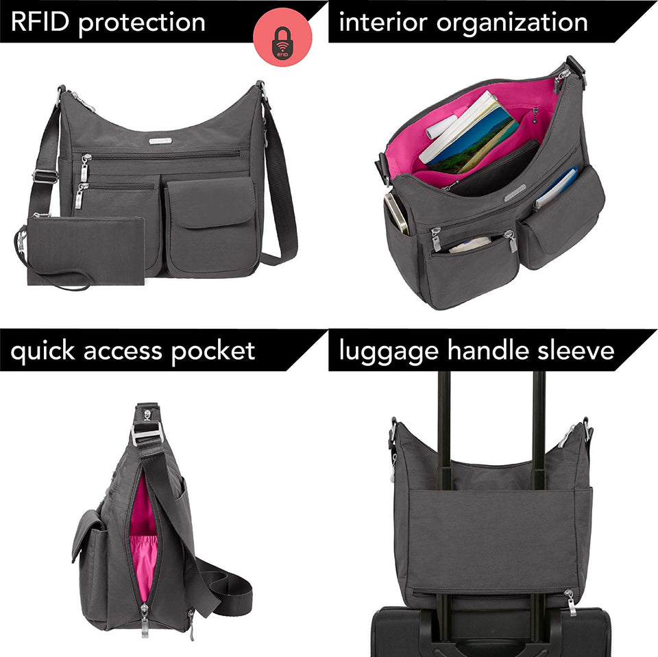 Baggallini Everywhere - Bolso bandolera ligero